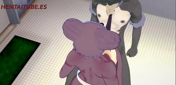  Beastars Furry Yiff Hentai - Legosi x Juno Jerk off, Boobjob and Anal with cum in her Tits and Ass